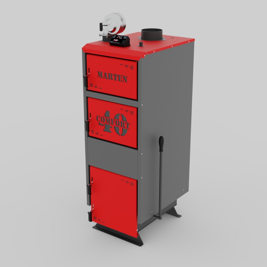 Котел опалювальний твердопаливний Marten Comfort MC-40